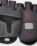 SPORTFUL Cycling fingerless gloves - AIR - black/grey