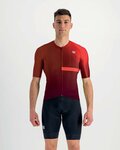 SPORTFUL Cycling short sleeve jersey - BOMBER - red