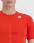 SPORTFUL Cycling short sleeve jersey - MATCHY - red