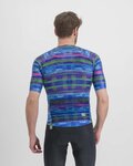 SPORTFUL Cycling short sleeve jersey - GLITCH BOMBER - blue