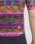 SPORTFUL Cycling short sleeve jersey - GLITCH BOMBER - green
