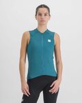 SPORTFUL Cycling sleeveless jersey - MATCHY LADY - blue