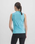 SPORTFUL Cycling sleeveless jersey - MATCHY LADY - light blue
