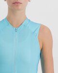 SPORTFUL Cycling sleeveless jersey - MATCHY LADY - light blue