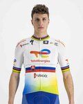 SPORTFUL Cycling short sleeve jersey - TOTAL ENERGIES 2022 - yellow/orange/white/blue