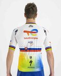 SPORTFUL Cycling short sleeve jersey - TOTAL ENERGIES 2022 - yellow/orange/white/blue
