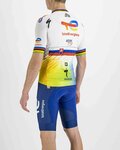SPORTFUL Cycling short sleeve jersey - TOTAL ENERGIES 2022 - yellow/orange/white/blue