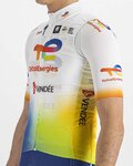 SPORTFUL Cycling gilet - TOTAL ENERGIES 2022 - orange/blue/yellow/white