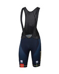 SPORTFUL Cycling bib shorts - BAHRAIN MERIDA 2019 - blue