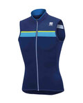 SPORTFUL Cycling sleeveless jersey - PISTA - yellow/blue