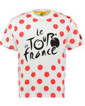 TDF Cycling short sleeve t-shirt - - pois - red/white
