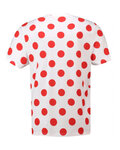 TDF Cycling short sleeve t-shirt - TDF LEADER POIS '21 - white/red