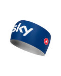CASTELLI Cycling headband - TEAM SKY 2019 VIVA - black