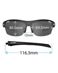 TIFOSI Cycling sunglasses - INTENSE  - black