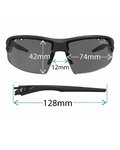 TIFOSI Cycling sunglasses - CRIT - black/silver