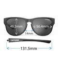 TIFOSI Cycling sunglasses - SMOOVE - transparent/blue