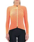 UYN Cycling winter long sleeve jersey - SPECTRE LADY WINTER - orange