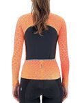 UYN Cycling winter long sleeve jersey - SPECTRE LADY WINTER - orange
