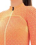 UYN Cycling winter long sleeve jersey - SPECTRE LADY WINTER - orange