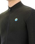 UYN Cycling winter long sleeve jersey - AIRWING WINTER - black