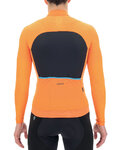 UYN Cycling winter long sleeve jersey - AIRWING WINTER - black/orange
