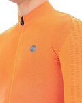 UYN Cycling winter long sleeve jersey - AIRWING WINTER - black/orange
