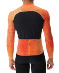 UYN Cycling winter long sleeve jersey - SPECTRE WINTER - black/orange