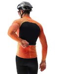 UYN Cycling winter long sleeve jersey - SPECTRE WINTER - black/orange
