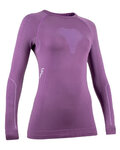 UYN Cycling long sleeve t-shirt - VISYON LADY  - purple