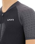 UYN Cycling short sleeve jersey - BIKING GRANFONDO - grey/black