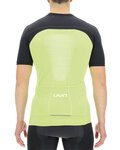 UYN Cycling short sleeve jersey - BIKING GRANFONDO - black/green