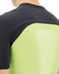 UYN Cycling short sleeve jersey - BIKING GRANFONDO - black/green
