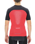 UYN Cycling short sleeve jersey - BIKING GRANFONDO - black/red