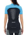 UYN Cycling short sleeve jersey - GRANFONDO LADY - blue/black