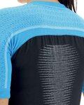 UYN Cycling short sleeve jersey - GRANFONDO LADY - blue/black
