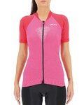 UYN Cycling short sleeve jersey - GRANFONDO LADY - pink