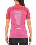 UYN Cycling short sleeve jersey - GRANFONDO LADY - pink