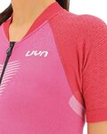 UYN Cycling short sleeve jersey - GRANFONDO LADY - pink