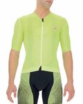 UYN Cycling short sleeve jersey - BIKING AIRWING - yellow