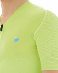 UYN Cycling short sleeve jersey - BIKING AIRWING - yellow