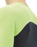UYN Cycling short sleeve jersey - BIKING AIRWING - yellow