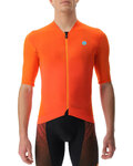 UYN Cycling short sleeve jersey - BIKING AIRWING - black/orange