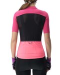 UYN Cycling short sleeve jersey - LIGHTSPEED LADY - pink/black