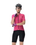 UYN Cycling short sleeve jersey - LIGHTSPEED LADY - pink/black