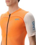 UYN Cycling short sleeve jersey - BIKING GARDA - orange