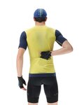UYN Cycling short sleeve jersey - BIKING GARDA - yellow/blue