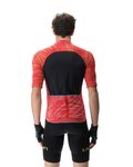 UYN Cycling short sleeve jersey - BIKING WAVE - black/red