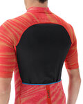 UYN Cycling short sleeve jersey - BIKING WAVE - black/red