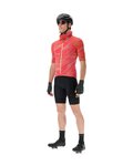 UYN Cycling short sleeve jersey - BIKING WAVE - black/red
