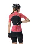 UYN Cycling short sleeve jersey - BIKING WAVE LADY - pink